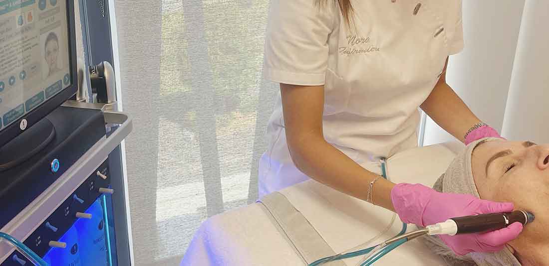 Appliaction Hydrafacial à Rouen chez Esthelaz